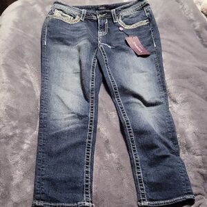 Vigoss Women's Indigo Straight Leg Jeans